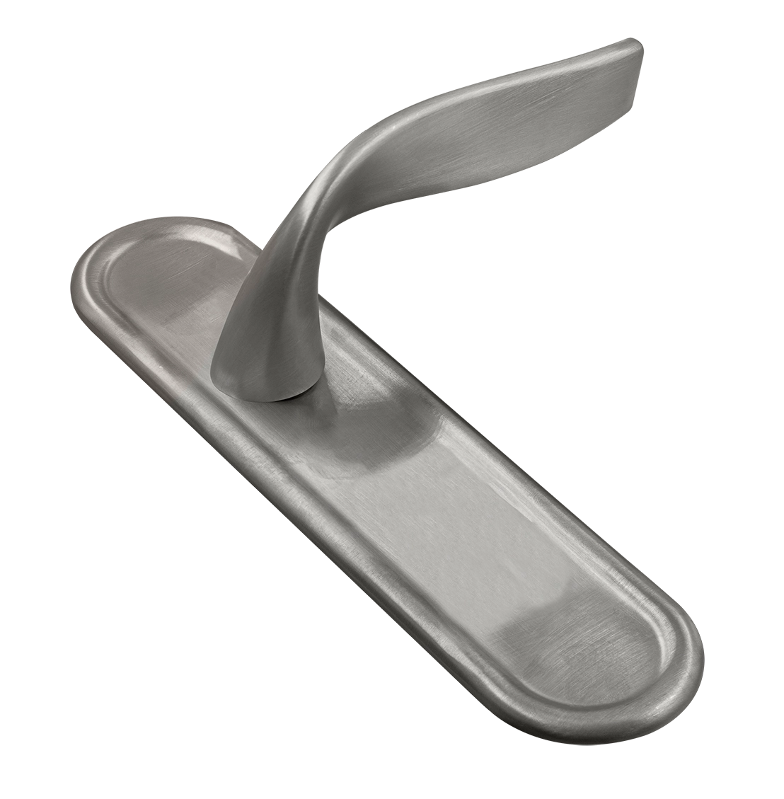 Ручка дверная SKYSCRAPER PLR WF на планке, цвет Зимняя стужа/Winter Frost фото купить Хабаровск