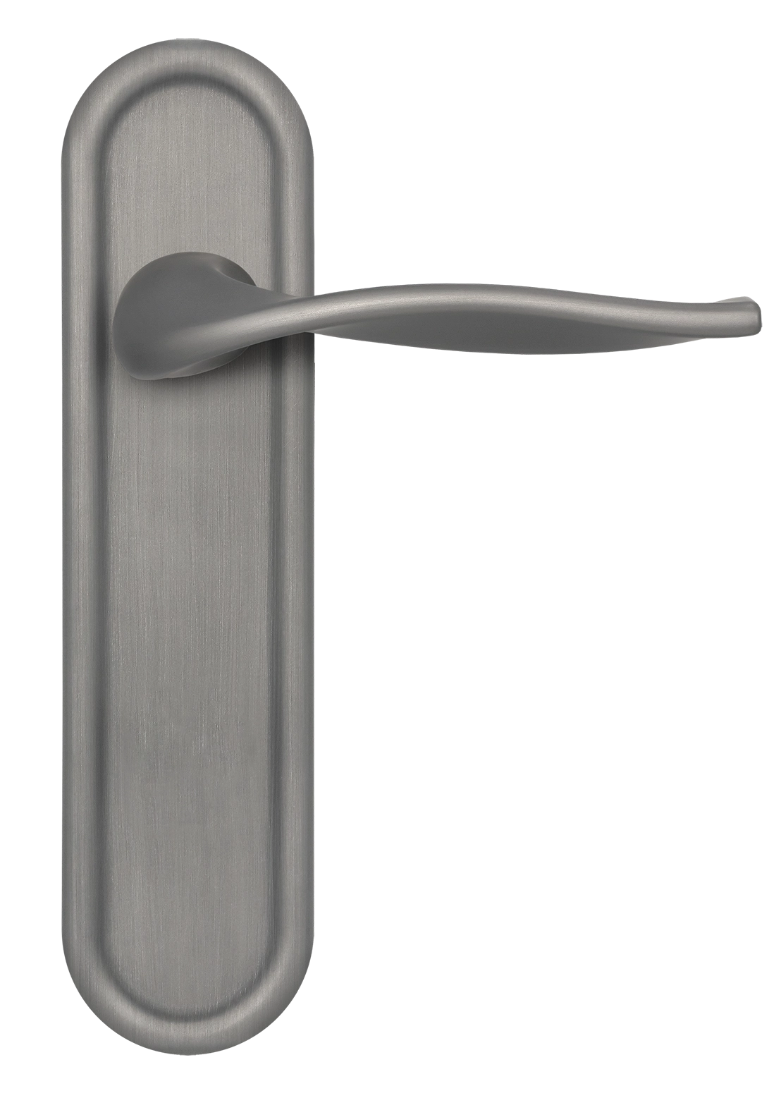 Ручка дверная SKYSCRAPER PLR WF на планке, цвет Зимняя стужа/Winter Frost фото купить в Хабаровске