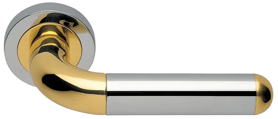 GAVANA R2 COT, ручка дверная, цвет - глянцевый хром/золото фото купить Хабаровск
