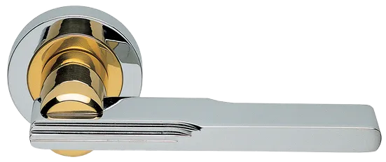 VERONICA R2 COT, ручка дверная, цвет - глянцевый хром/золото фото купить Хабаровск