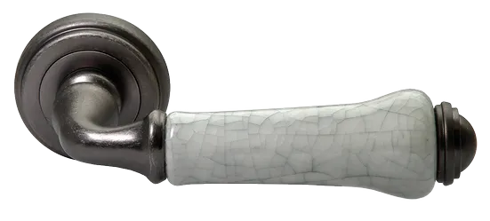 UMBERTO, ручка дверная MH-41-CLASSIC OMS/GR, цвет - старое мат.серебро/серый фото купить Хабаровск