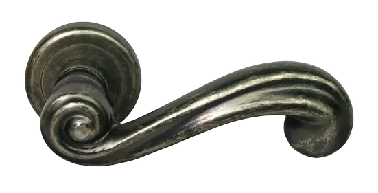 PLAZA, ручка дверная CC-1 FEA, цвет - состаренное серебро фото купить Хабаровск