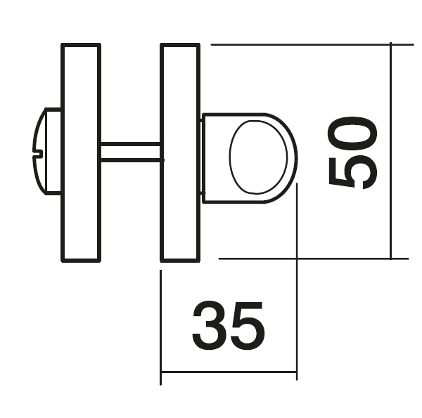 LUX-WC-R3 OBR, завертка сантехническая, цвет - кофе фото купить в Хабаровске