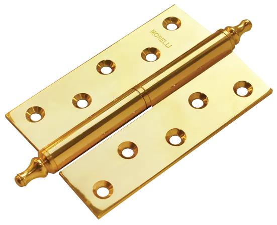 MB 120X80X3.5 PG R C, петля латунная с коронкой правая, цвет - золото фото купить Хабаровск