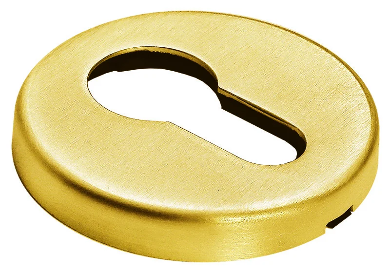 LUX-KH-R5 OSA, накладка на евроцилиндр, цвет - матовое золото фото купить Хабаровск