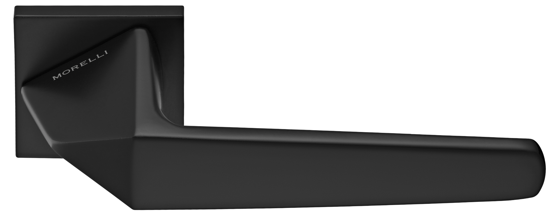 SOUK ручка дверная на квадратной розетке 6 мм, MH-55-S6 BL, цвет - черный фото купить Хабаровск