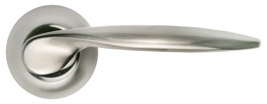 ПОРТАЛ, ручка дверная MH-07 SN, цвет - белый никель фото купить в Хабаровске