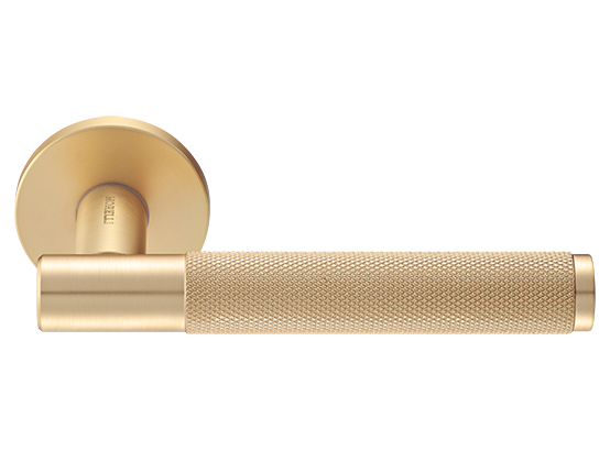 Ручка дверная "AZRIELI" на круглой розетке 6 мм, MH-57-R6T MSG, цвет - мат. сатинированное золото фото купить Хабаровск