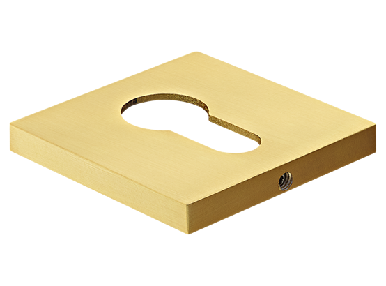 Накладка на ключевой цилиндр, на квадратной розетке 6 мм, MH-KH-S6 MSG, цвет - мат. сатинированное золото фото купить Хабаровск