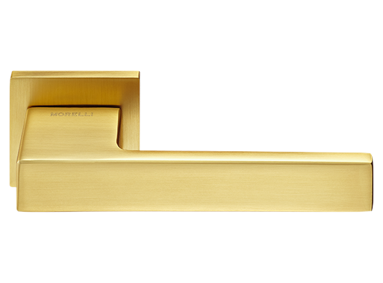 LOT ручка дверная на квадратной розетке 6 мм MH-56-S6 MSG, цвет - мат.сатинированное золото фото купить Хабаровск